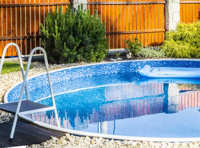 above ground swimming pool